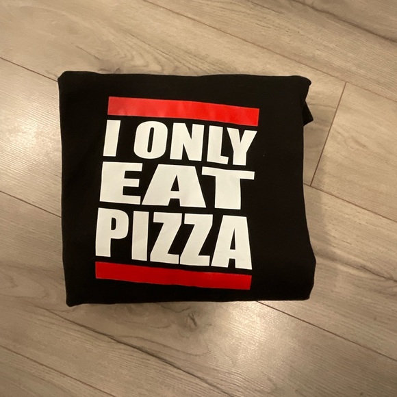I Only Eat Pizza Hoodie - Picture 2 of 3